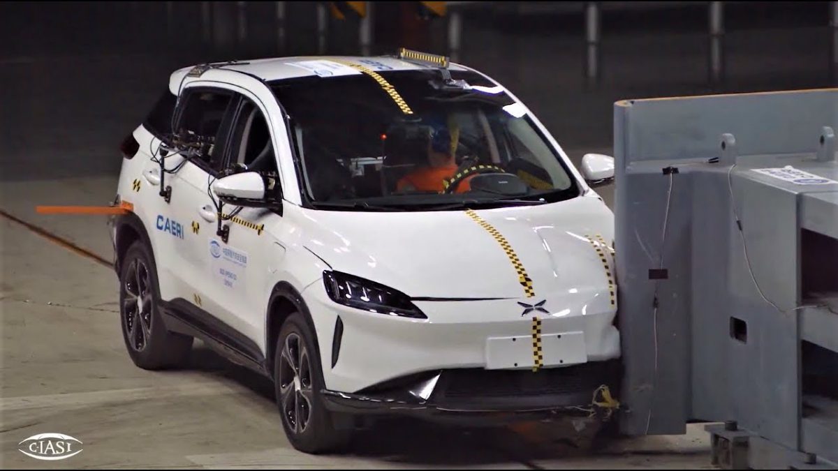 Xpeng G3 CIASI crash test result GOOD WAUTOM 中国汽车
